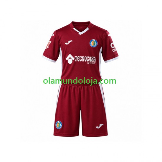 Camisola Getafe CF Criança Equipamento Segundo 2026-2027 Manga Curta